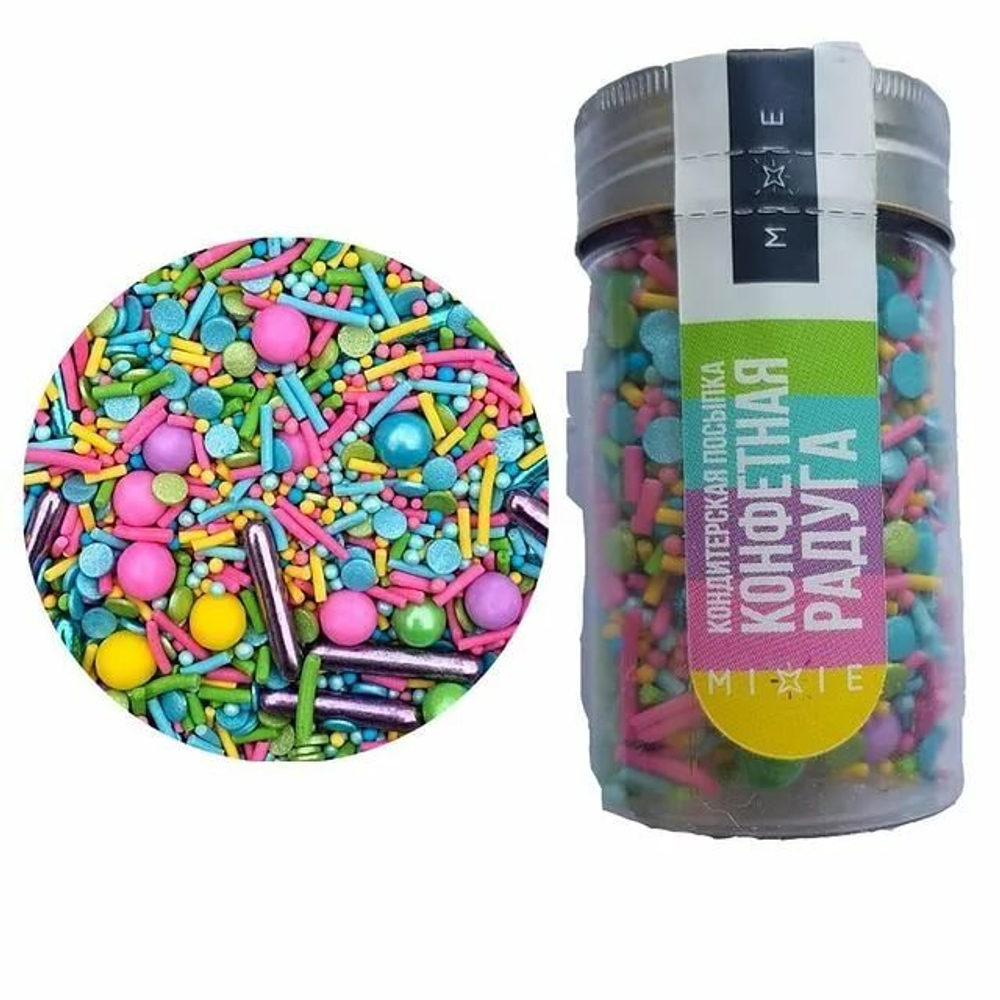 Посыпка MIXIE "Конфетная радуга", 50г