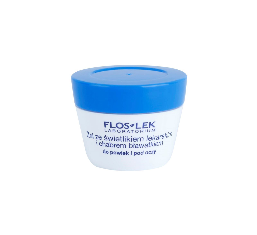 FlosLek Laboratorium Eye Care - гель для области вокруг глаз с очанкой и васильком /   10  g  / GTIN 5905043000060
