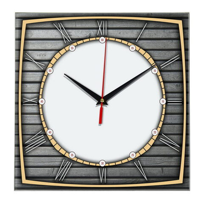 Настенные часы "Круг квадрат" Декор для дома, подарок