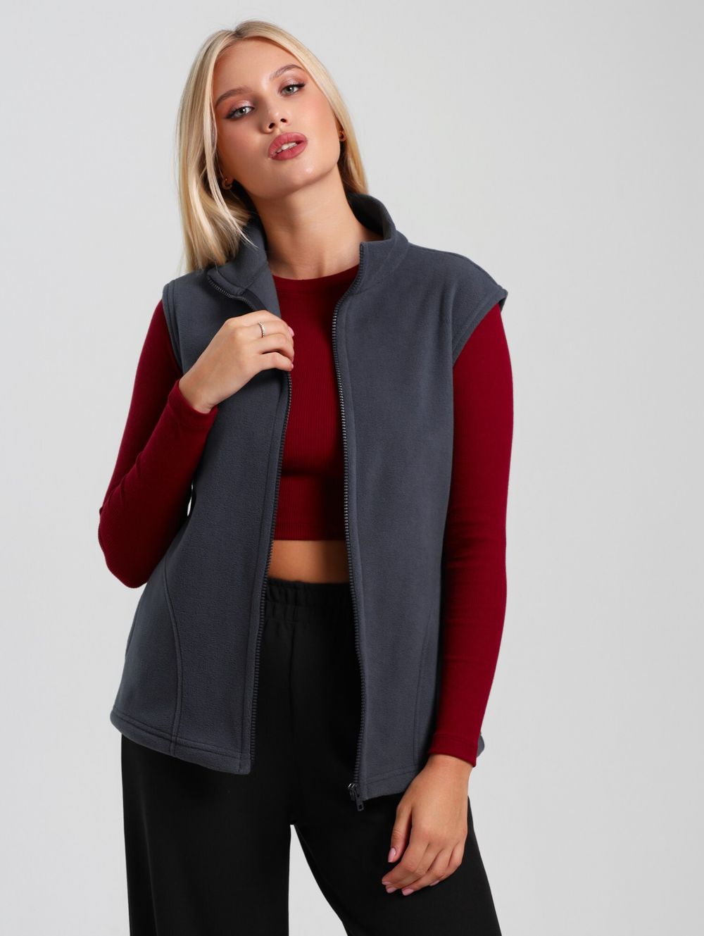 Толстовка (жилетка) Орбита Виотекс СЕРЫЙ