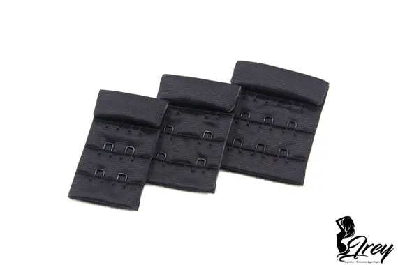 Набор крючки/петли, черный 170