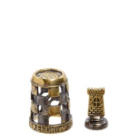 AM-2162 Наперсток «Шахматы Ладья» (латунь)