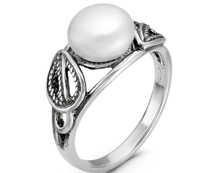 Кольцо с жемчугом