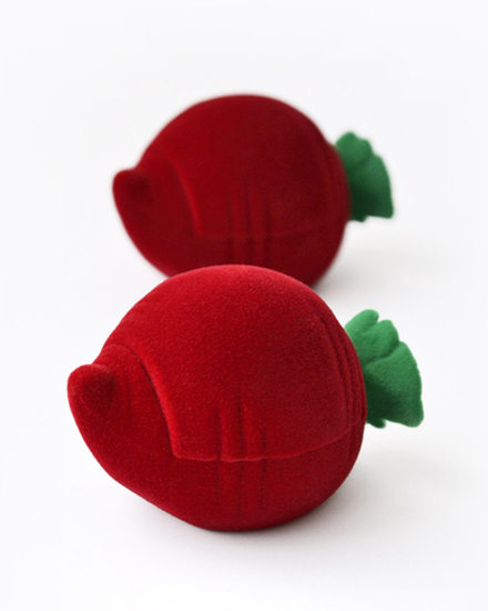 Футляр флокированный, редиска, серия "Детская"