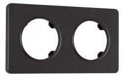 Рамка на 2 поста Arte Milano am-502.15 502.15-2.black