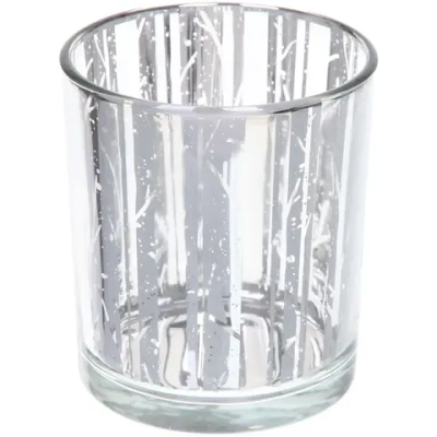 Подсвечник «Сияние» 8,5*10 см, Серебро