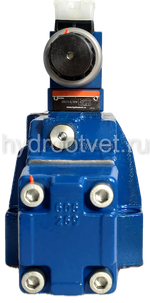 4WRZ32W8-520-7X/6EG24N9ETK4/D3V - Пропорциональный распределитель Ду32 без усилителя, номинальный расход 520 л/мин, схема W8, каналы управления ET - X и Y - внутренние