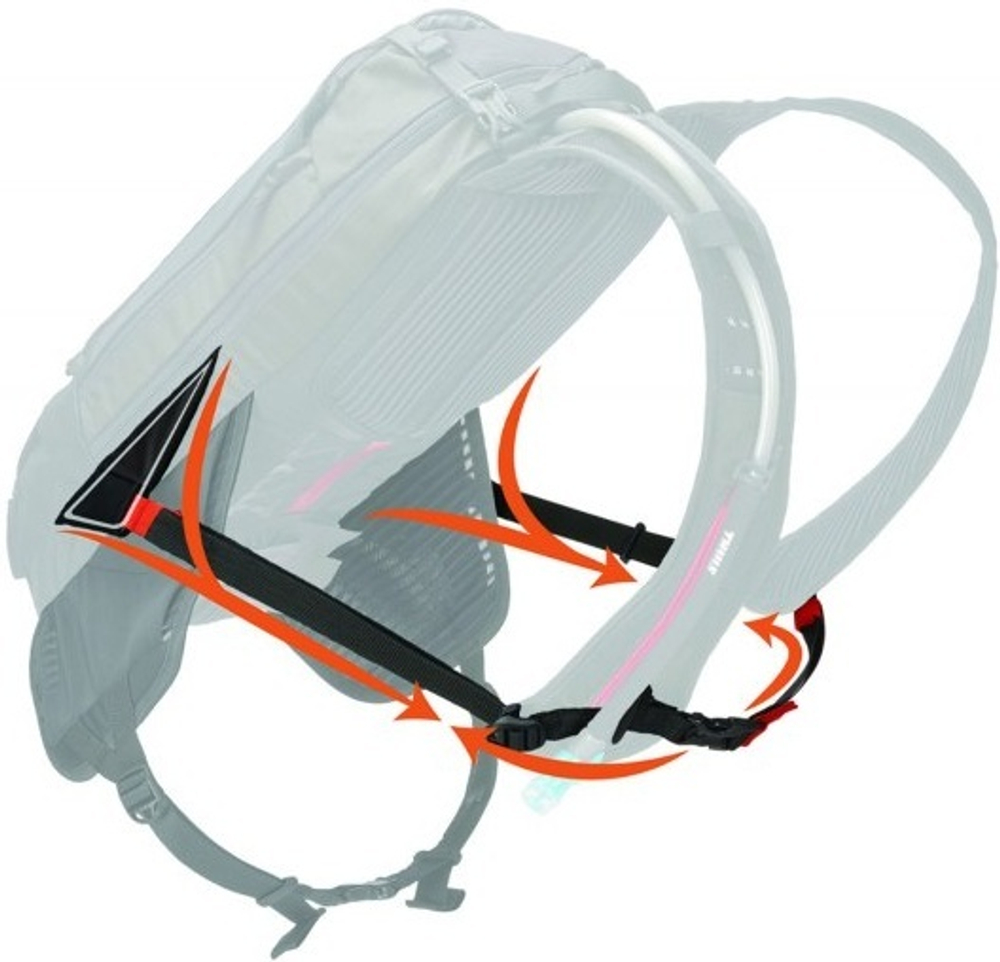 Велорюкзак с гидратором Thule Rail hydration pack 12L TRHP112 Obsidian (3203797)