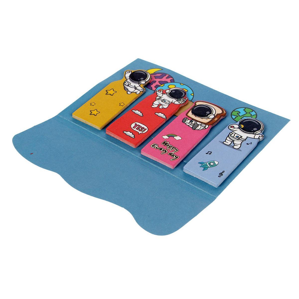 Набор бумажных стикеров "Астронавт", 4 штуки