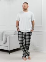 Брюки мужские Тор-1.1 Виотекс КЛЕТКА ЧЕРНАЯ