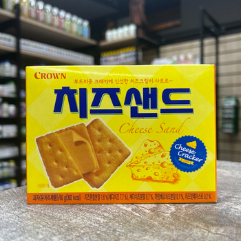 Крекеры Crown Cheese Sand с сырной начинкой 60 г