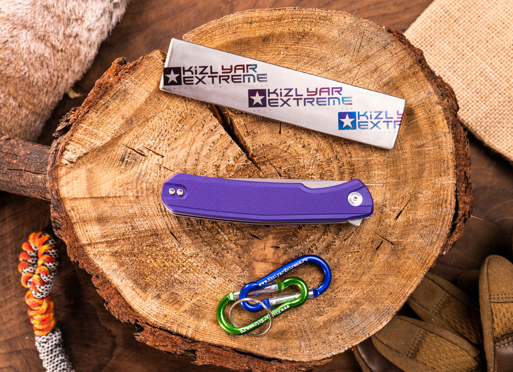 Нож SENCUT Scitus сталь D2 рукоять Purple G10