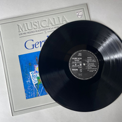 Винтажная виниловая пластинка LP Gershwin Джордж Гершвин, Musicalia 5 Rhapsody In Blue Рапсодия В Стиле Блюз (Испания 1986)