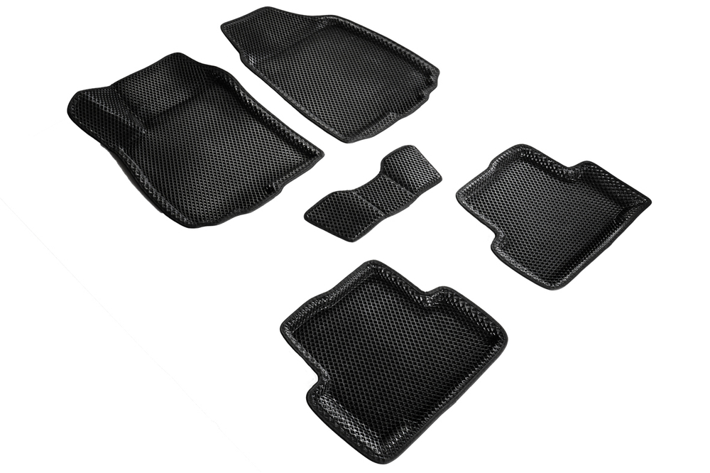 Коврики EVA 3D ромб для Chevrolet Aveo II 2011-2020 Seintex.98150