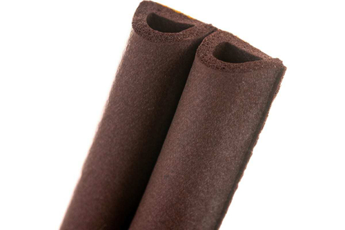 Уплотнитель D-100, коричневый, 9х7,5мм KIM TEC 2х50м