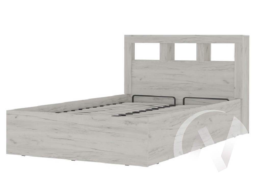 Кровать 1;2 МС Гранд (дуб крафт белый)