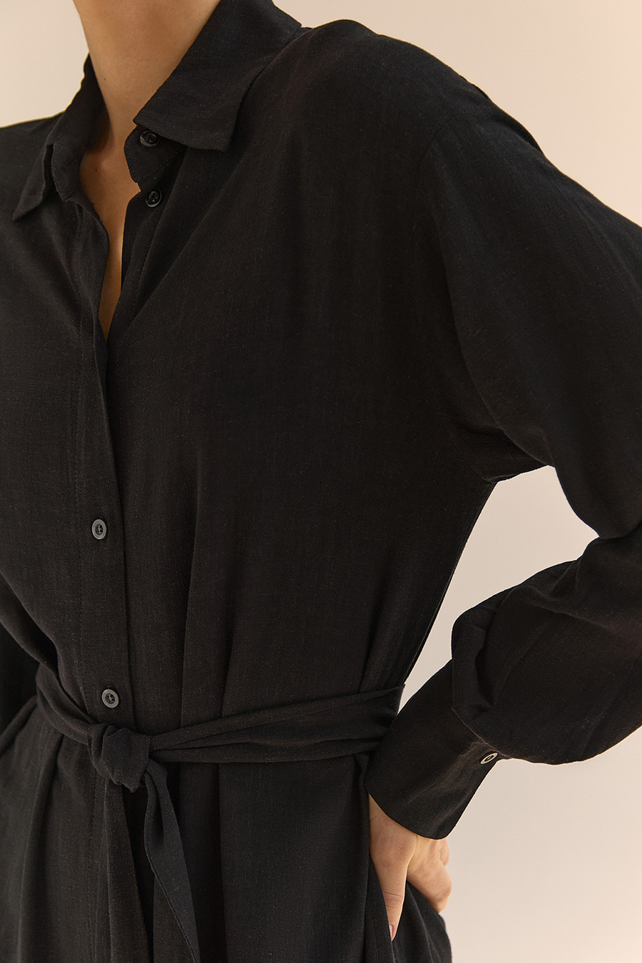 Платье-рубашка MYKONOS Чёрный