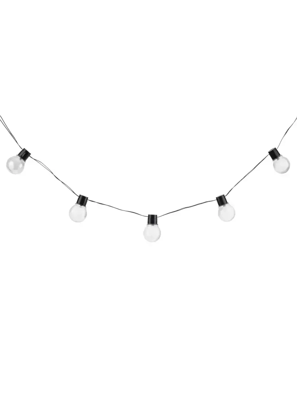 Гирлянда уличная ЕВРОГАРАНТ на солнечной батарее ретро Шар 2 метра