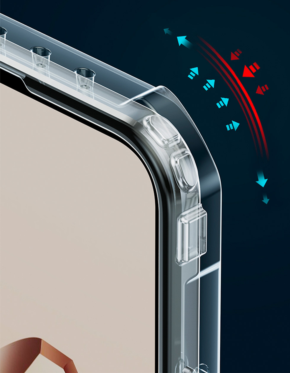 Чехол для Asus Rog Phone 9 Pro c MagSafe противоударный с усиленными углами XUNDD
