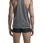 Черно-серая двусторонняя мужская майка Fit Tank-top (Размер: XL) (Цвет: разноцветный)