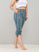 Бриджи Д-6/рогожкаизумруд-цепочка