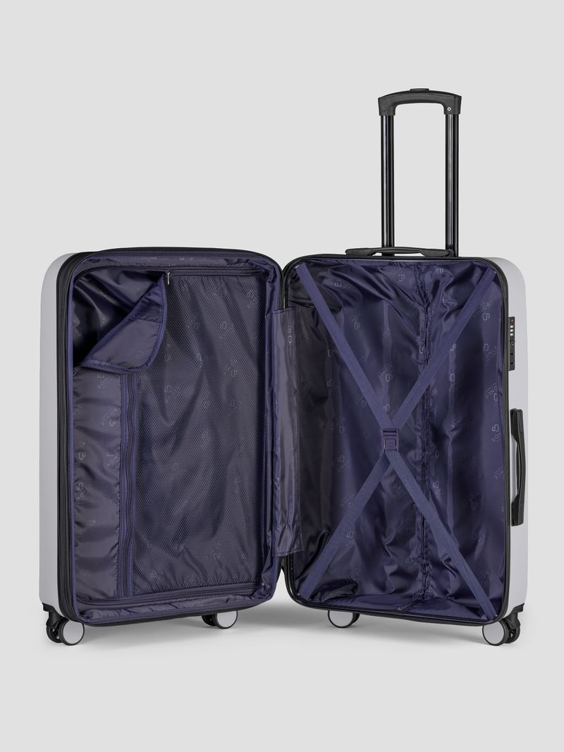 Чемодан Bonle размер L Серебристый