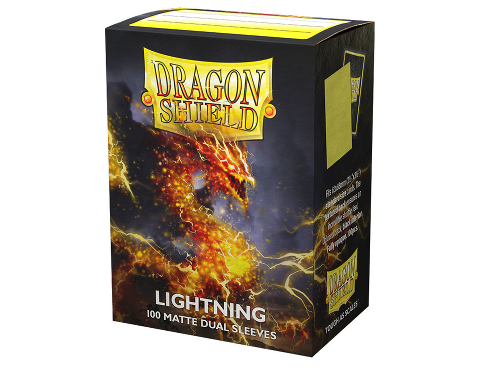 Dragon Shield. Матовые протекторы Standard Dual — Lightning (100 штук)
