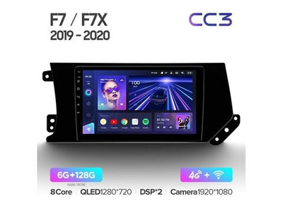 Магнитола Teyes CC3 6-128 Haval F7/ F7X 2019 — 2020 9.0"