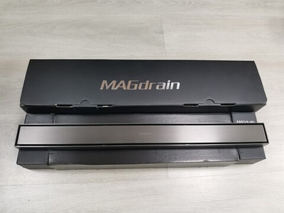 Трап для душа Magdrain 600*55мм цвет оружейная сталь.