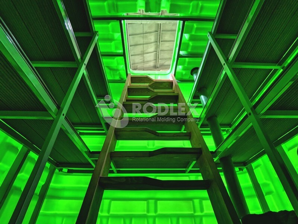 Пластиковый бесшовный погреб TORTILA 3.0 cерия Modern Родлекс 10000 л.(2400x2400x2430см;670кг;) - арт.559858