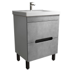 Тумба с раковиной Честер -60 Бетон