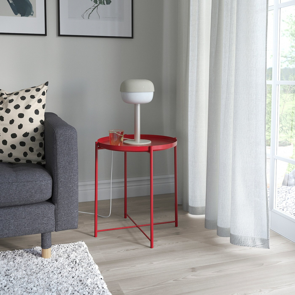 IKEA BLÅSVERK  (ИКЕА БЛÅСВЕРК)  -  Настольная лампа, бежевый, 36 см