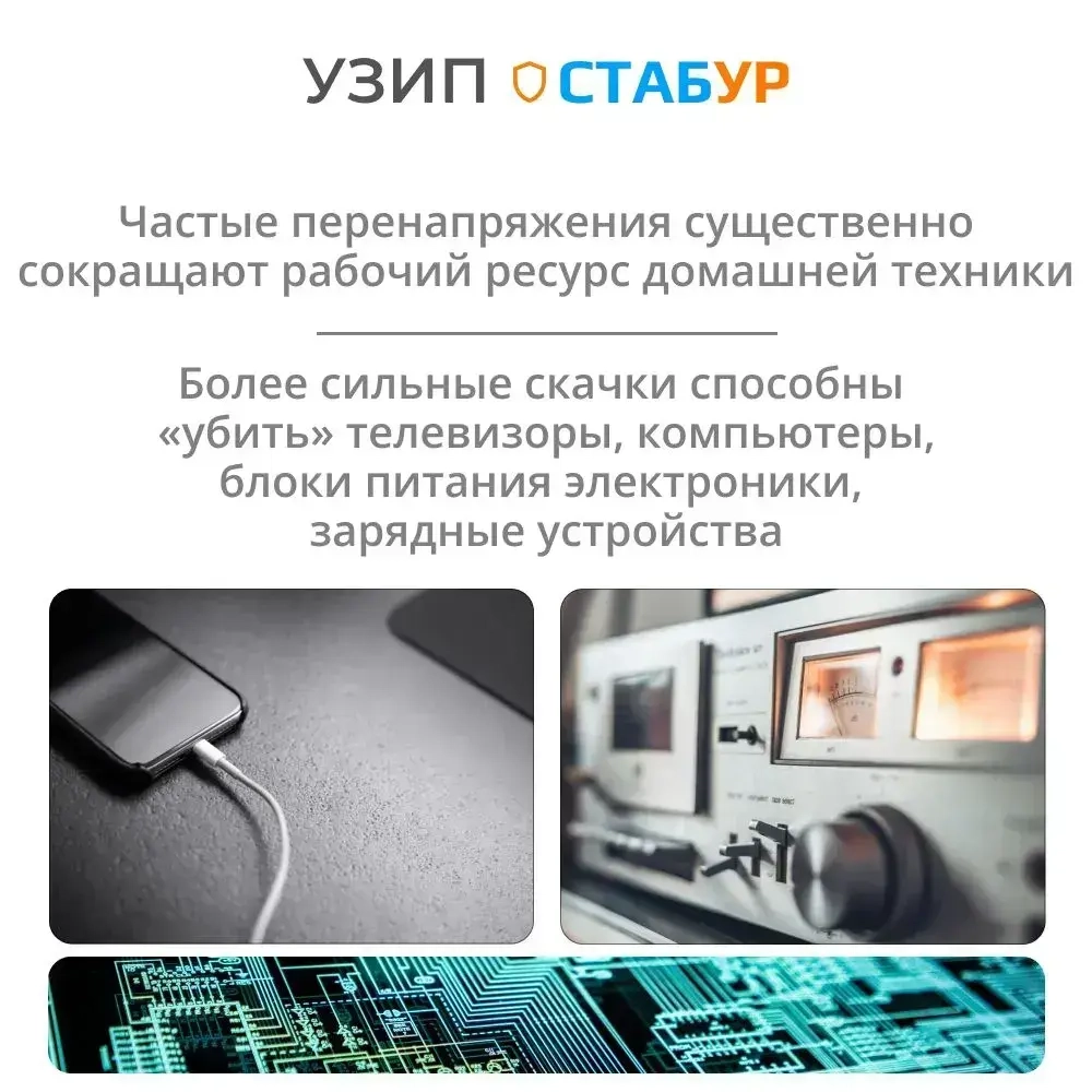 Устройство защиты от импульсных перенапряжений узип 220В Стабур СНИ 4000