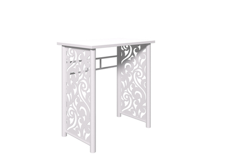 Туалетный столик Форвард Пармин белый шагрень