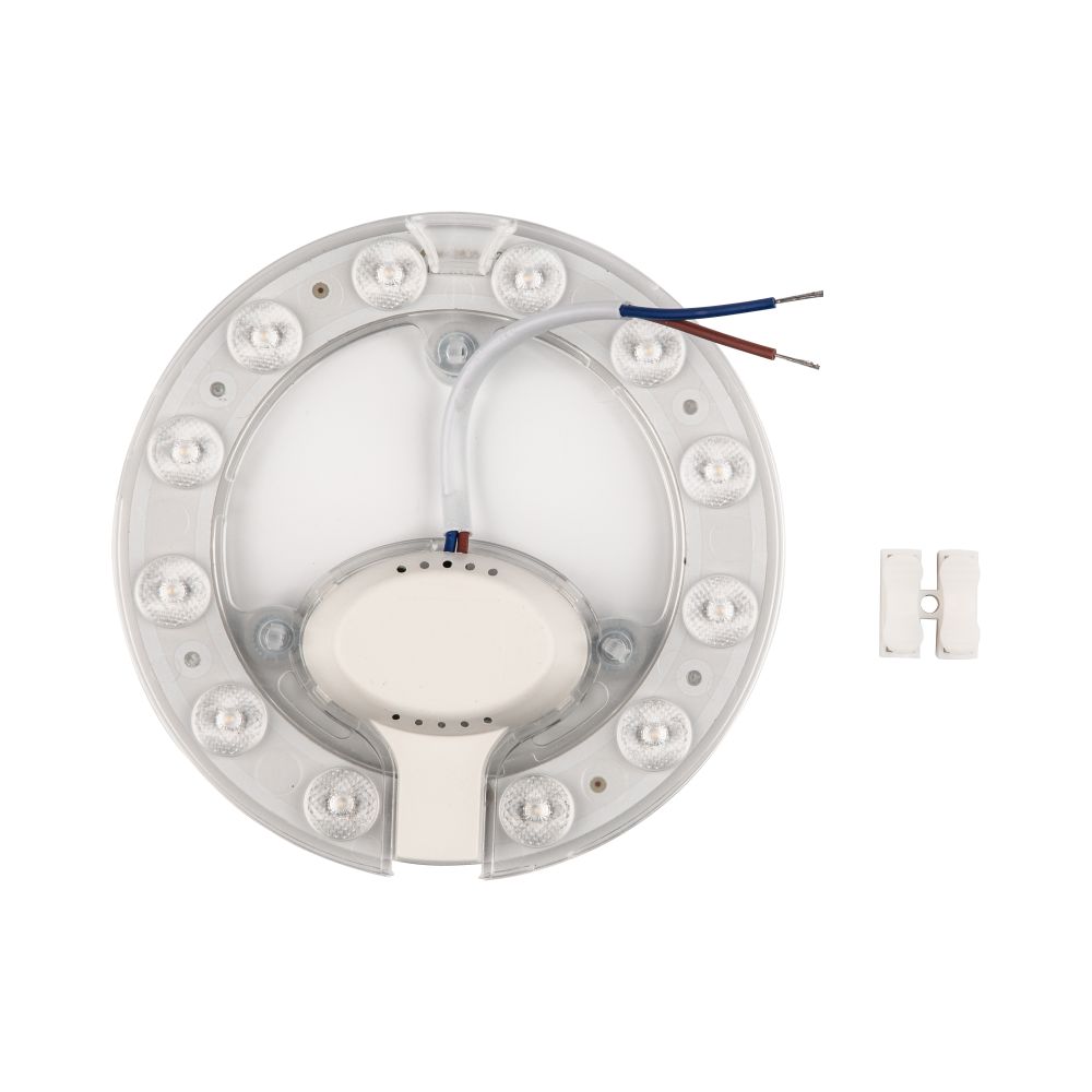 ULE-Q930-12W-4000K IP40 CLEAR Светильник-модуль светодиодный с драйвером. 220В. диаметр 120мм. Белый свет 4000K. Угол 180градусов. TM Volpe