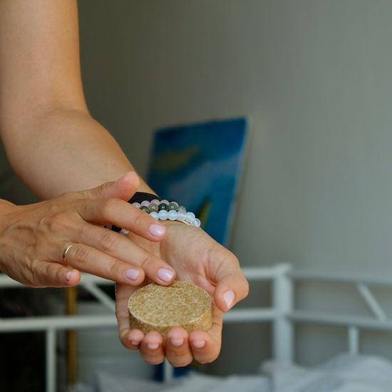 Шампунь твёрдый Greena Avocadova с пудрой шикакай и какао