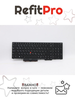 Клавиатура для ноутбука Lenovo ThinkPad L15/L15 Gen 2. раскладка - русская, с подсветкой, черная (5N20W68236), оригинал