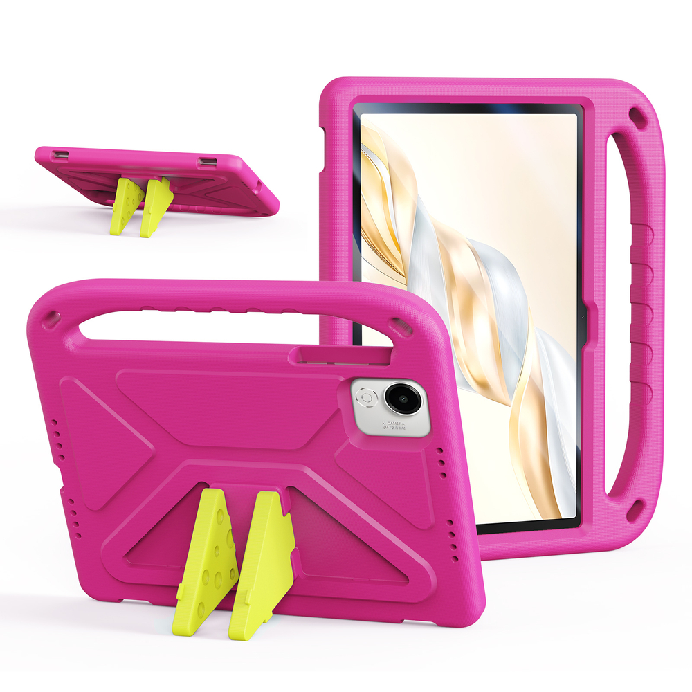 Детский чехол розового цвета на планшет Honor Pad X9a и X9 от от Dux Ducis, серия Puff Series Case