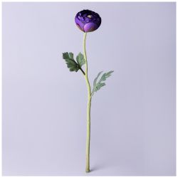 ЦВЕТОК ИСКУССТВЕННЫЙ "РАНУНКУЛЮС" ВЫСОТА=49СМ. (МАЛ.УП=24ШТ/КОР=96ШТ)