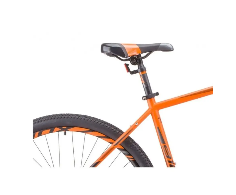 Велосипед STELS Navigator-910 D, рама 16.5" Оранжевый/чёрный