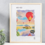 Фоторамка дерево 40х50 см (1300) (пластиковый экран) 3839467