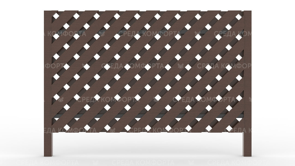 Деревянный забор ZBR0087