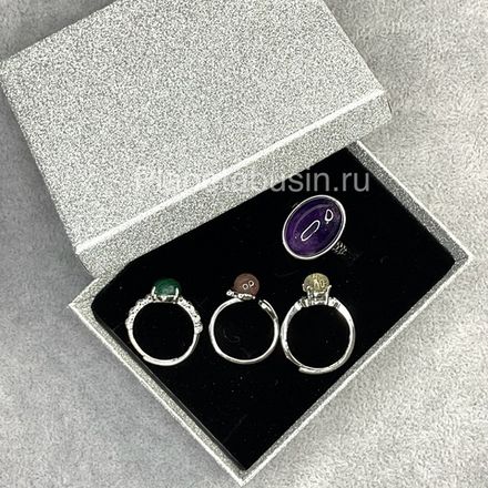 Кольца с натуральными камнями