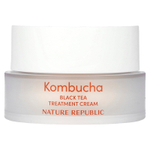Nature Republic, черный чай комбуча, лечебный крем, 70%, 50 мл (1,69 жидк. унции)