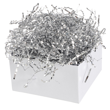 Наполнитель для коробок в цвете серебро, бумага/ фольга, 50 г