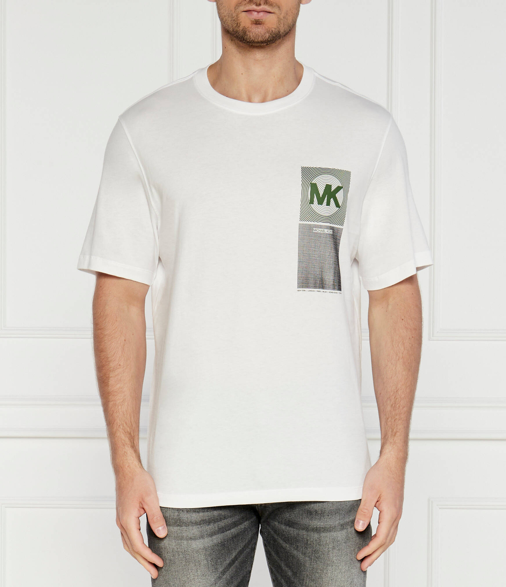Футболка BEACON TEE Michael Kors - белый(CT4525NFV4)