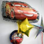 AN Шар фигура "Тачка Молния МакКуин" 30"/76 см х 17"/43 см (БГ-66)