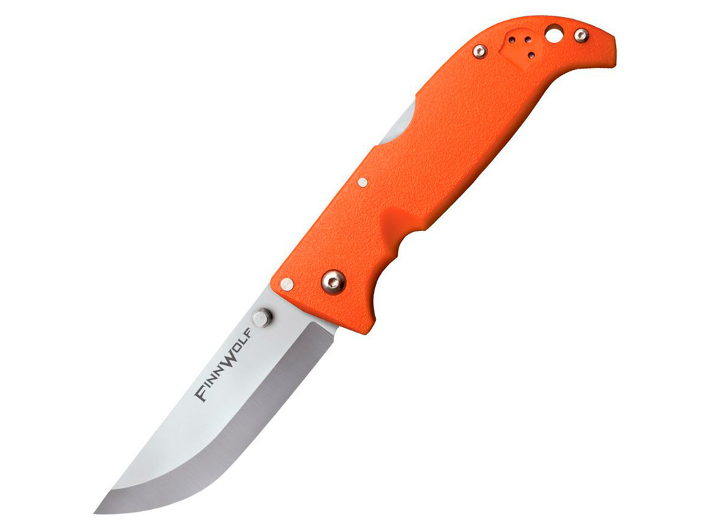 Нож складной Cold Steel Finn Wolf Blaze Orange, сталь AUS8A, рукоять Griv-Ex