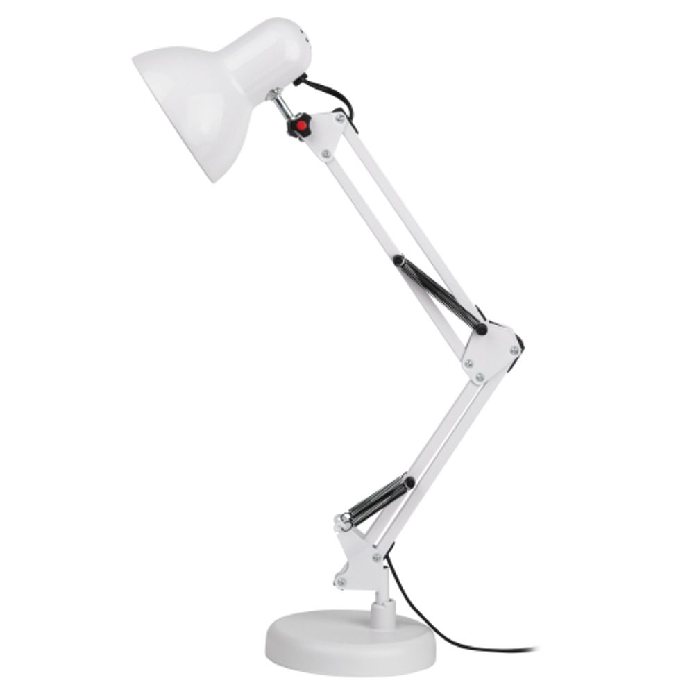 Настольный светильник ЭРА N-214-E27-40W-W белый | Настольные светильники под лампу