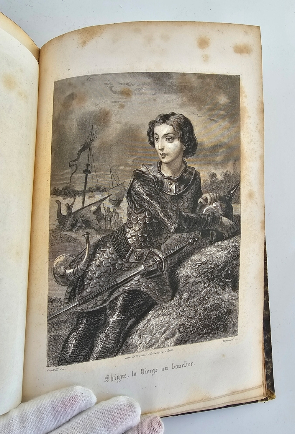 ""Mysteres du Peuple (Тайны народа)" в 4-х томах"   Eugene Sue (Эжен Сю)  1851 г.